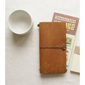 Traveler's Company Camel Leather Notebook Regular Size + InserTokyo Edition